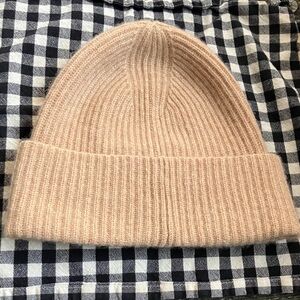 J. Crew Ribbed Cashmere Beanie